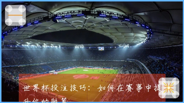 世界杯投注技巧：如何在赛事中提升你的胜算